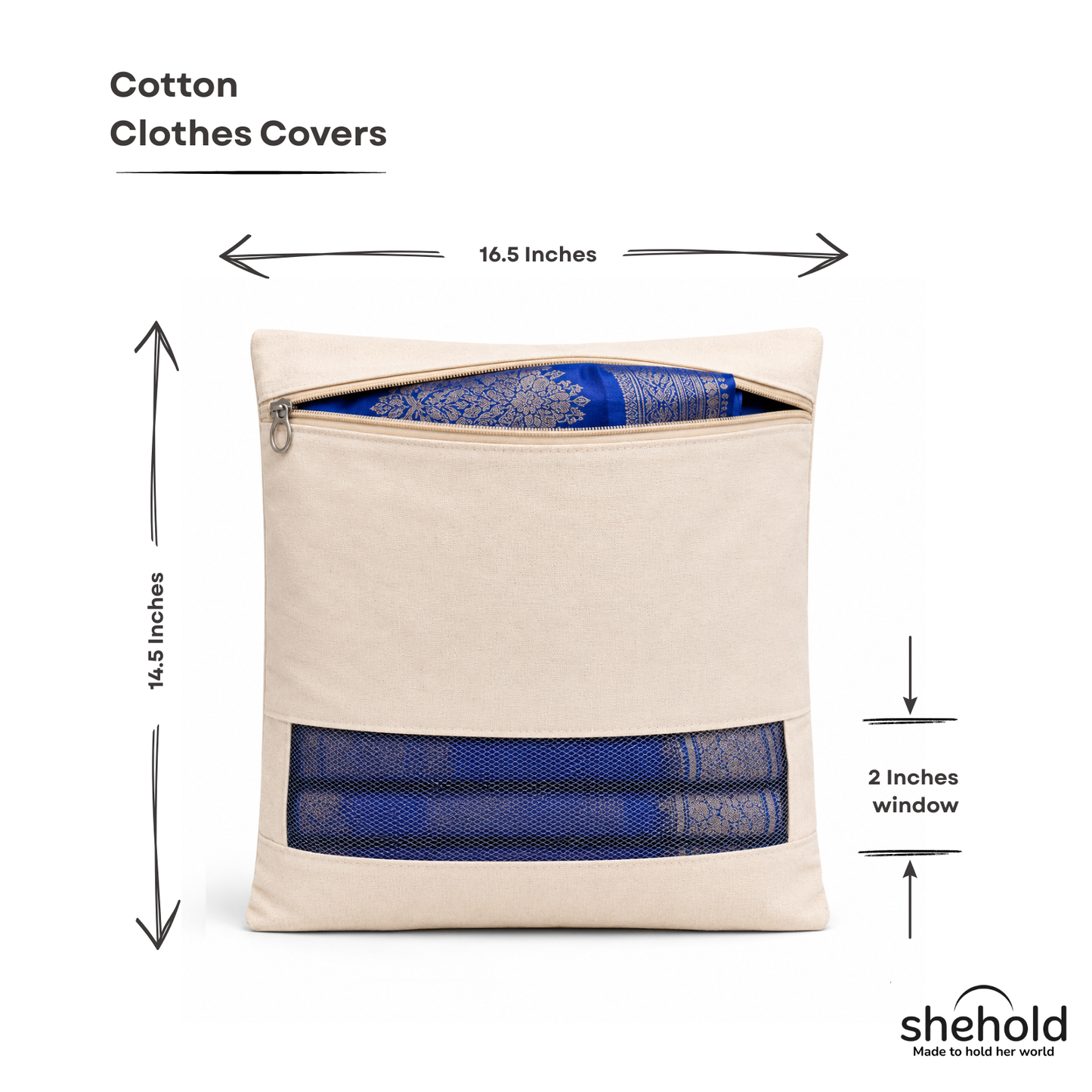 Shehold Cotton Saree Bags/Covers