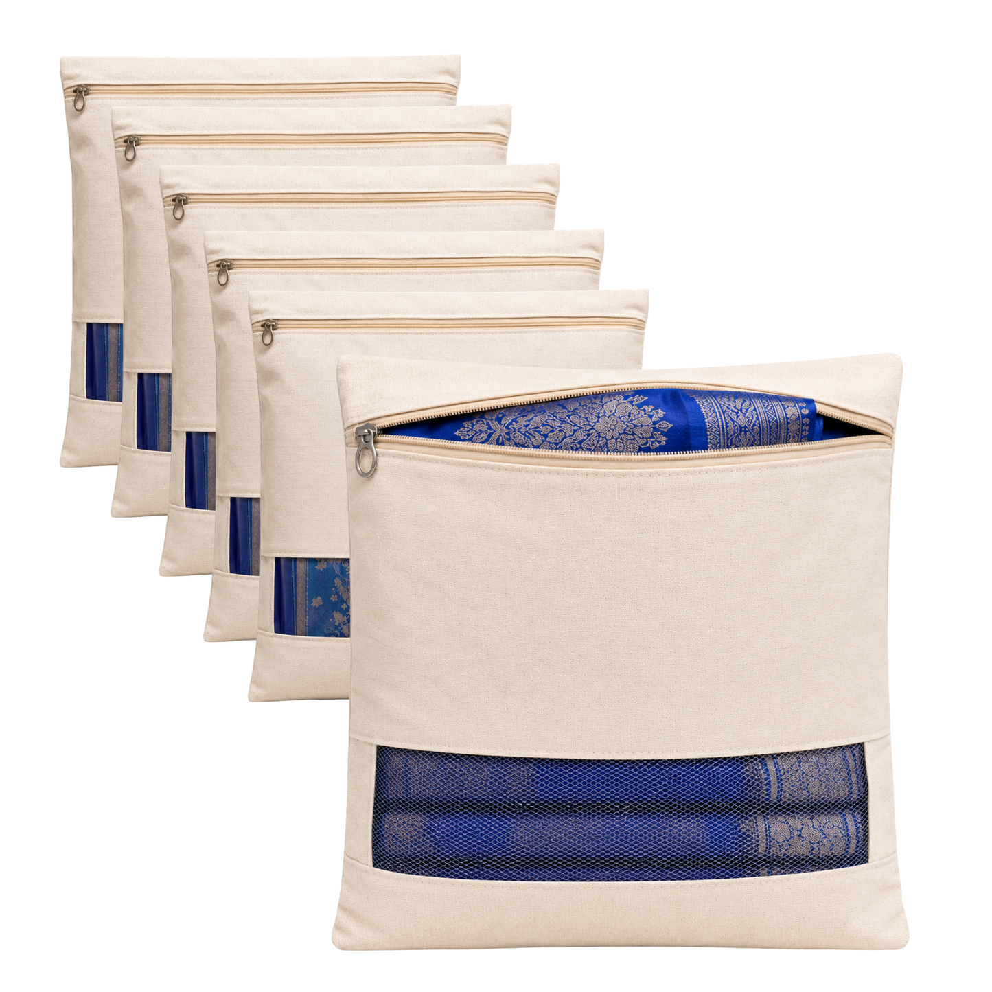SHEHOLD Cotton Saree Bags/Covers - 6